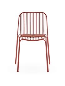 Silla para exterior con cojín Hiray, Tapizado: fibra sintética con cara , Rojo indio, An 53 x F 55 cm
