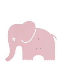 Aplique Elephant con enchufe, Metal con pintura en polvo, Rosa claro, An 33 x Al 29 cm