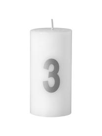 Bougies de l'Avent Avvento, 4 élém., Blanc, couleur argentée