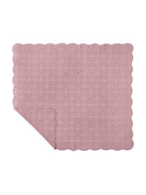 Bestickte Tagesdecke Madlon, Bezug: 100% Baumwolle, Mauve, B 180 x L 250 cm (für Betten bis 140 x 200 cm)