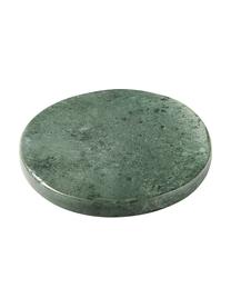 Set de posavasos de mármol Callum, 4 uds., Mármol, Mármol verde, Ø 10 x Al 1 cm