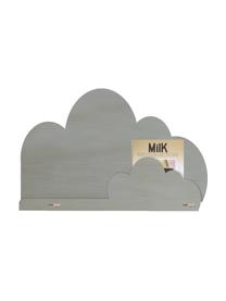 Półka ścienna Cloud, Sklejka powlekana, Szary, S 45 x W 30 cm