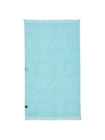 Serviette de plage Capri Palm Leaves, Turquoise