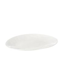 Servírovací talíř z porcelánu à la Maison, D 34 cm x Š 28 cm, Porcelán, Krémová, D 34 cm, Š 28 cm