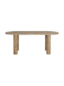 Ovaler Esstisch Grow aus massivem Mangoholz, 200 x 90 cm, Mangoholz, Mangoholz, B 200 x T 90 cm