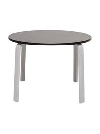 Tafel Simply, Gelakt MDF, Zwart, wit, Ø 65 x H 45 cm