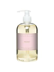 Savon liquide pour les mains Peony (parfum floral), Transparent, Ø 7 x haut. 16 cm