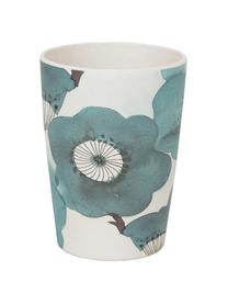 Taza de bambú Sakura, Fibras de bambú, pintado, Azul, Ø 8 x Al 11 cm