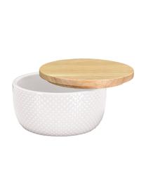 Boîte de rangement salle de bains Dotty, Blanc, Ø 11 x haut. 7 cm