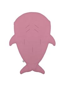 Fusssack Shark, Bezug: Baumwolle, Rosa, 73 x 98 cm