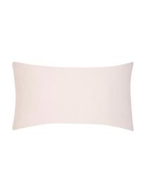 Funda de almohada de percal Malin, 45 x 85 cm, Estampado mármol rosa claro, An 45 x L 85 cm