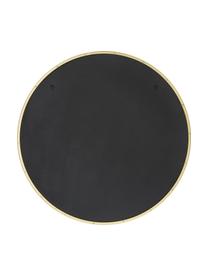 Okrągłe lustro ścienne z metalową ramą Ivy, Odcienie mosiądzu, Ø 120 x G 3 cm