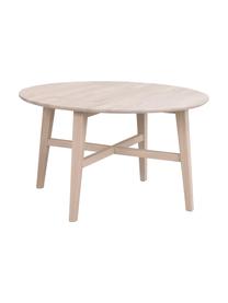 Mesa de centro alta de madera maciza Filippa, Madera de roble maciza, Roble, Ø 90 cm