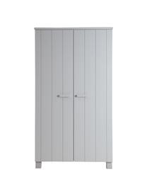 Armoire bois Dennis, Gris béton