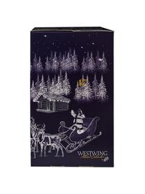 Calendario de Adviento Westwing, Caja: papel, Azul oscuro, blanco, dorado, An 60 x Al 54 cm