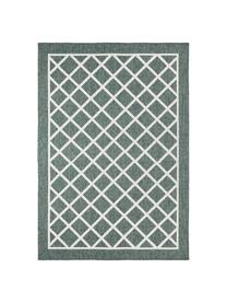 Dwustronny dywan wewnętrzny/zewnętrzny Sydney, Zielony, kremowy, S 200 x D 290 cm (Rozmiar L)