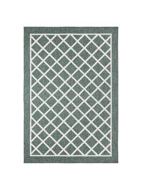 Tapis d'extérieur vert Malta, Vert, crème