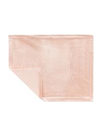 Fluwelen placemats Simone, 2 stuks, 100% polyester fluweel, Roze, 35 x 45 cm