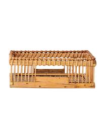 Bambus-Serviettenhalter Lamgo, Bambus, Bamboo, B 18 x T 18 cm