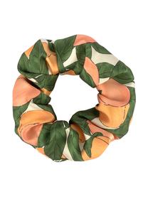 Scrunchie-Set Pink Savanna & Peach, 2-tlg., Webart: Satin, Mehrfarbig, Ø 8 cm