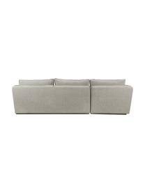 Ecksofa John (4-Sitzer) in Grau, Bezug: 100% Polyester Der hochwe, Gestell: Massives Eschenholz, Euka, Grau, B 272 x L 85 cm, Eckteil links