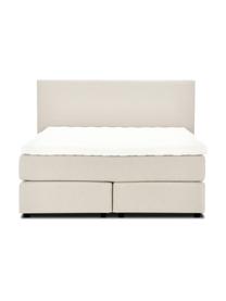 Boxspring postel premium Eliza, Béžová, Š 140 cm, D 200 cm, stupeň tvrdosti 2