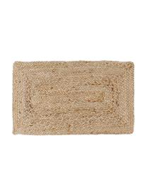 Juten deurmat Ural, Jute, Beige, B 45 x L 75 cm