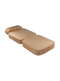 Sillón infantil de pana plegable Sugar, Funda: pana (100% poliéster) pro, Pana marrón claro, An 70 x Al 40 cm
