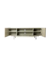 Enfilade Pebble, Gris clair, larg. 160 x haut. 55 cm