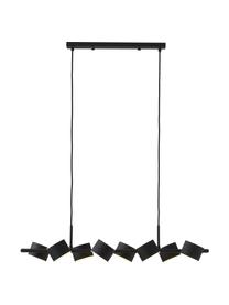 Lampada grande nera a sospensione Milano, Lampada: acciaio rivestito, Nero, Larg. 97 x Alt. 26 cm