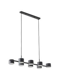 Grande suspension noire Milano, Noir, larg. 97 x haut. 26 cm