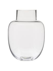 Handgefertigte Klassische Glas-Vase Lotta, Glas, Transparent, Ø 18 x H 25 cm