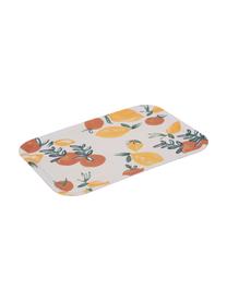 Plateau de service bambou Sicilian Summer, 44 x 33 cm, Beige, jaune, orange