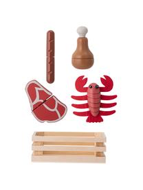 Speelset Dix Food, 5-delig, Hout, Rood, beige, bruin, B 15 cm x H 10 cm