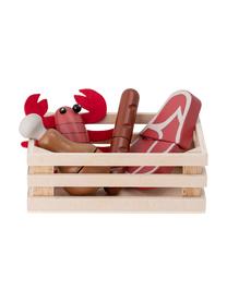 Speelset Dix Food, 5-delig, Hout, Rood, beige, bruin, B 15 cm x H 10 cm