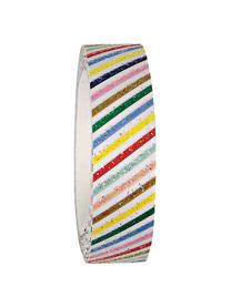 Decoratieve plakband Gwynneth, 2 stuks, Papier, karton, Multicolour, L 2,8 m