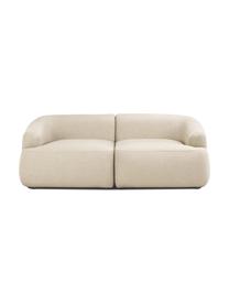 Modulares Sofa Sofia (2-Sitzer), Bezug: 100% Polypropylen Der hoc, Gestell: Massives Kiefernholz, Spa, Füße: Kunststoff, Webstoff Beige, B 192 x T 95 cm