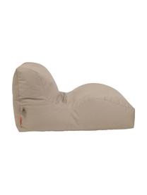 Garten-Liegesack Wave, Bezug: Polyester, polyurethanbes, Schlammgrau, B 70 x T 125 cm