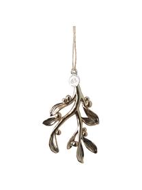 Ciondolo albero di Natale Serafina Mistletoe 2 pz, Cinturino: juta, Dorato, Larg. 7 x Alt. 11 cm