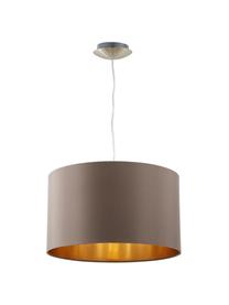 Lampa wisząca Jamie, Brązowy, odcienie złotego, Ø 38 x W 23 cm