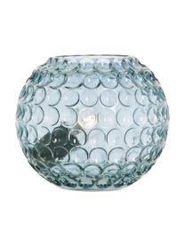 Lámpara de mesa de vidrio Sigrid, Pantalla: vidrio, Cable: plástico, Azul, Ø 20 x Al 17 cm