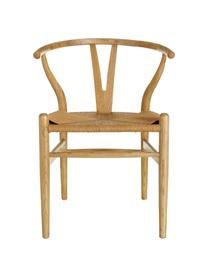 Sedia in legno Noa, Seduta: rattan, Beige, Larg. 48 x Prof. 56 cm