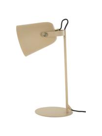 Petite lampe de bureau Steady, Couleur sable, blanc crème, larg. 13 x haut. 36 cm