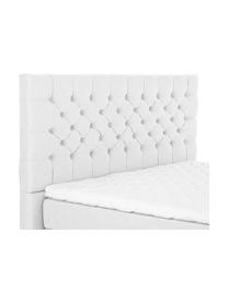 Premium Boxspringbett Pheobe, Matratze: 7-Zonen-Taschenfederkern , Hellgrau, 200 x 200 cm