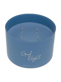 Vela perfumada Good Night: Airy Lavender, Recipiente: vidrio, Azul, Ø 10 x Al 15 cm