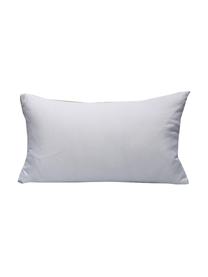 Housse de coussin à jeu de rayures Magdalena, Blanc, jaune, noir