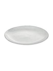 Handgemachte Frühstücksteller Nordic Sand, 4 Stück, Steingut, Hellgrau, Ø 20 x H 3 cm