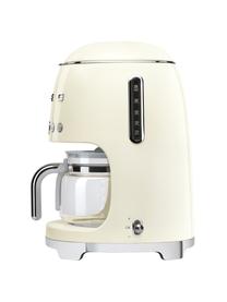 Cafetera de filtro 50's Style, Estructura: metal pintado, Tetera: vidrio, Blanco crema brillante, An 26 x Al 36 cm