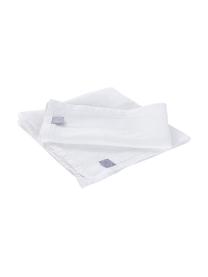 Serviettes de table pur lin Hedda, 2 pièces, Blanc