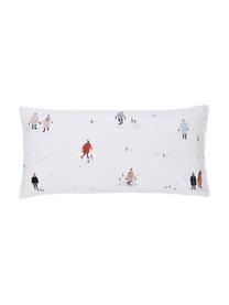 Poszewka na poduszkę z perkalu organicznego Ice Skater od Candice Gray, 2 szt., Wielobarwny, S 40 x D 80 cm